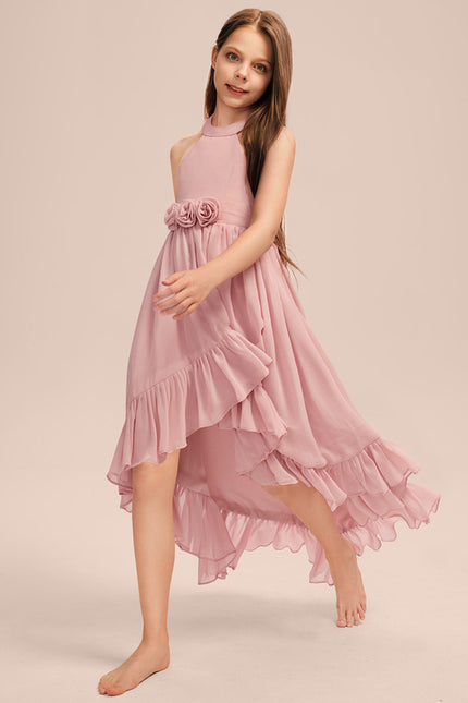 Robe Cérémonie Junior Rosée - gallery 2