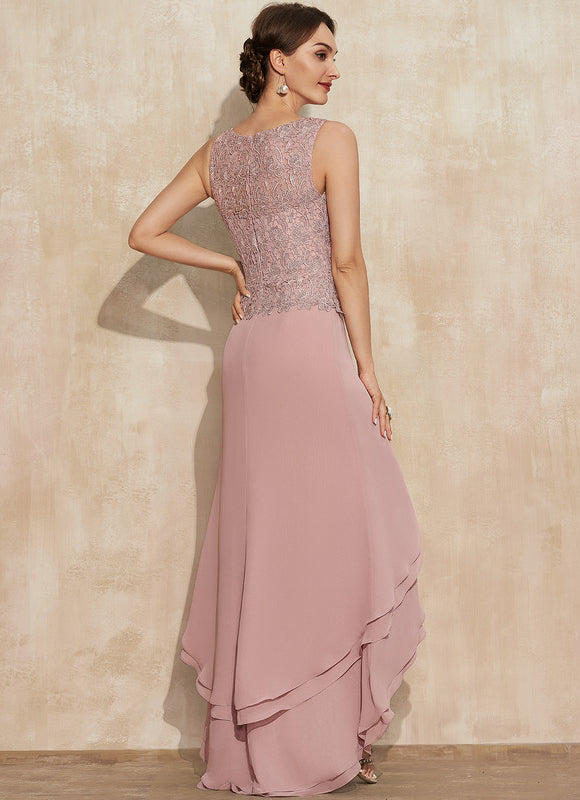 Robe Cérémonie Dentelle Rose - gallery 5