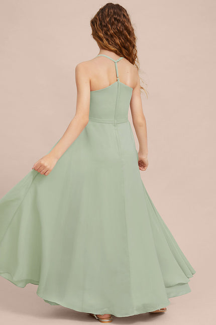Robe Cérémonie Longue Vert Deau - gallery 7