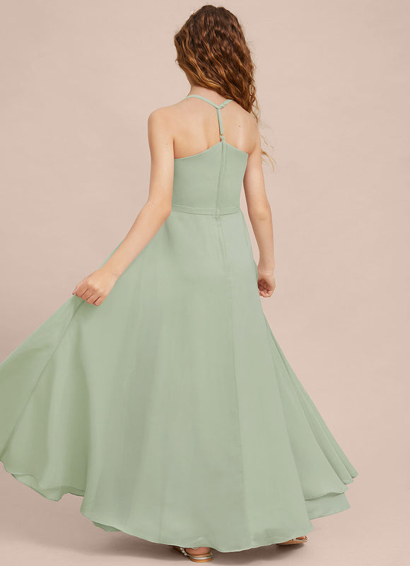 Robe Cérémonie Longue Vert Deau - gallery 7