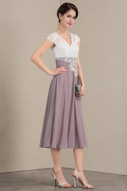 Robe Cérémonie Élegante Violet - gallery 3