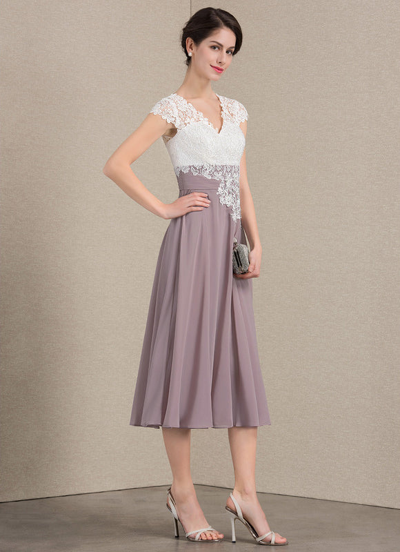 Robe Cérémonie Élegante Violet - gallery 3