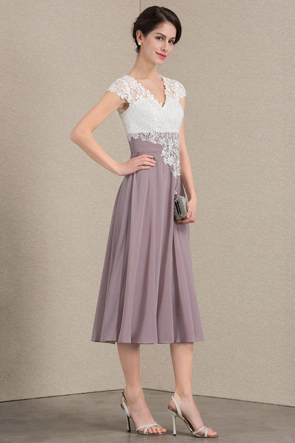 Robe Cérémonie Élegante Violet - gallery 3
