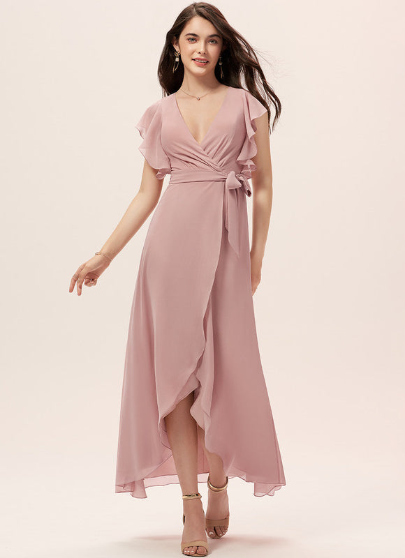 Robe Cérémonie Fluide Marine Élégante