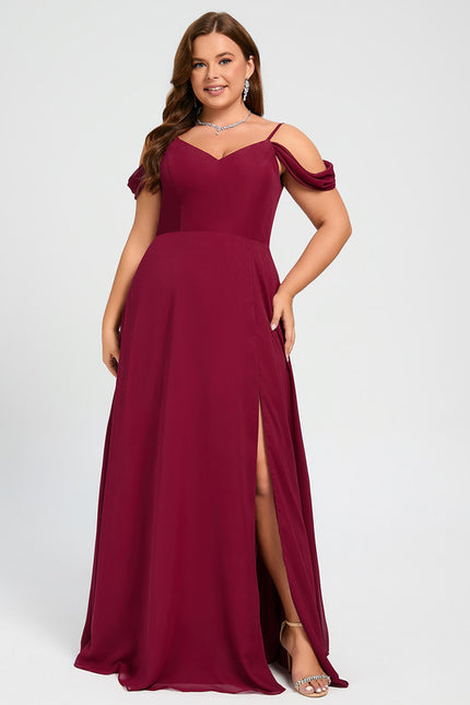 Robe Cérémonie Vaporeuse Bordeaux - gallery 9