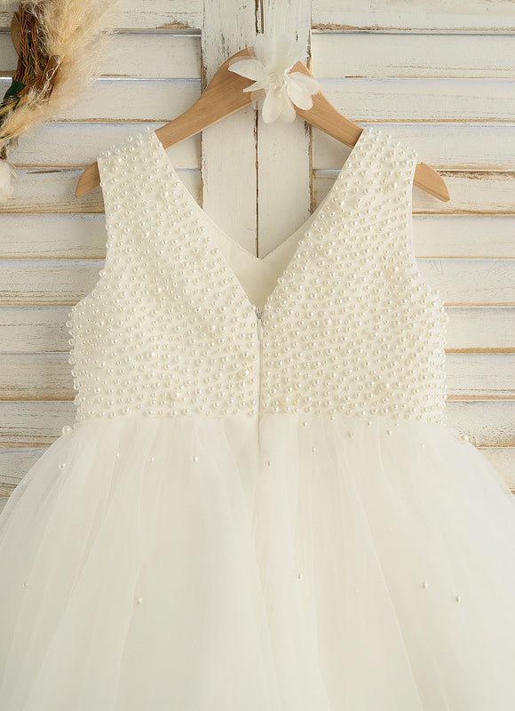 Robe Cérémonie Perles Éthérée - gallery 1