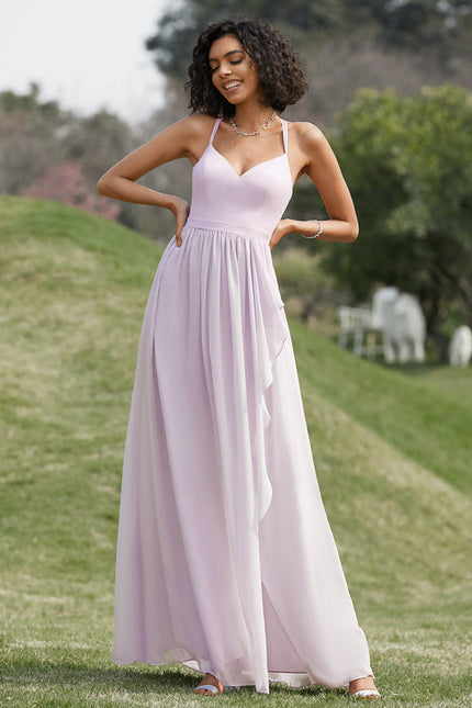 Robe Cérémonie Fluide Marine Élégante - gallery 8