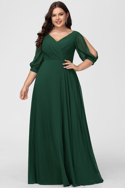 Robe Cérémonie Longue Volants Rose - gallery 5