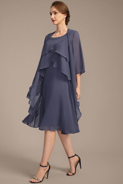 Robe Cérémonie Mousseline Fluide - gallery 4