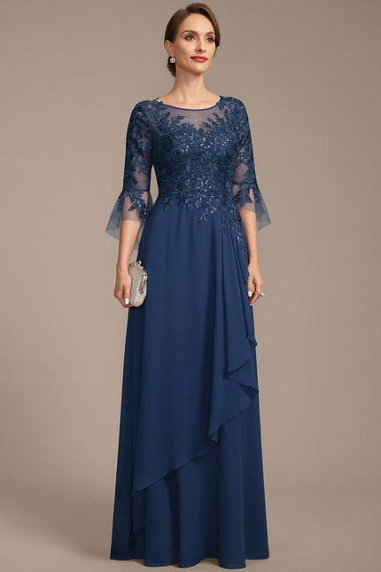 Robe Cérémonie Fluide Dentelle - gallery 4