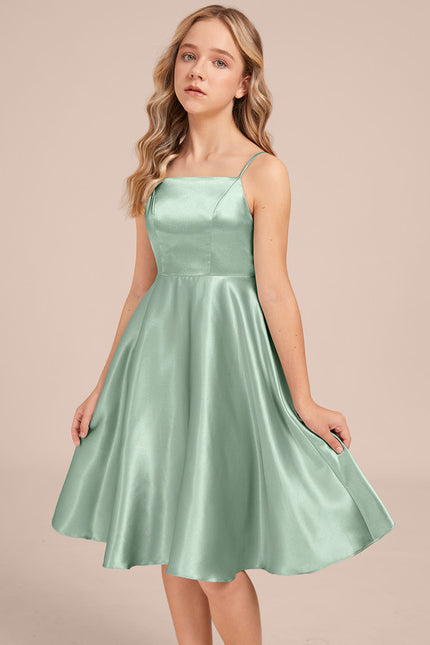 Robe Ceremonie Courte Satin - gallery 2