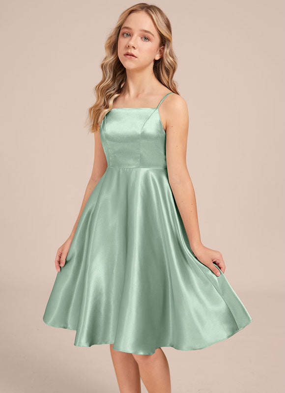 Robe Ceremonie Courte Satin - gallery 2