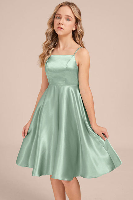 Robe Ceremonie Courte Satin - gallery 2