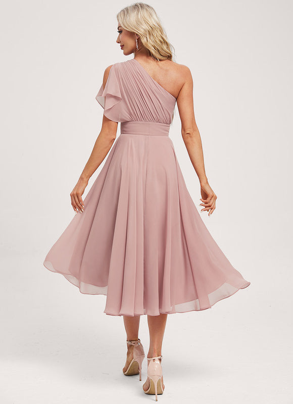 Robe Ceremonie Courte Rose - gallery 3