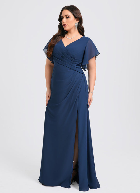 Robe Cérémonie Longue Volants Rose - gallery 7