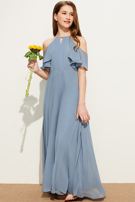 Robe Cérémonie Longue Froncée