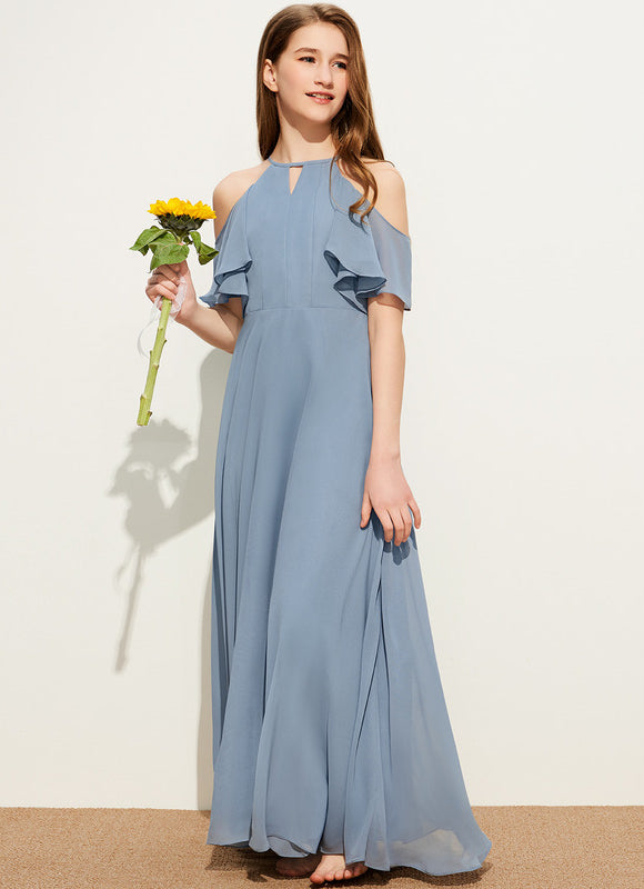 Robe Cérémonie Longue Froncée