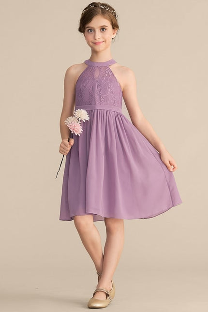 Robe Cérémonie Mousseline Fleurie