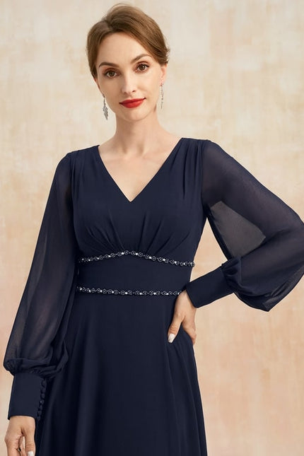 Robe Cérémonie Vaporeuse Bicolore Élégante - gallery 2