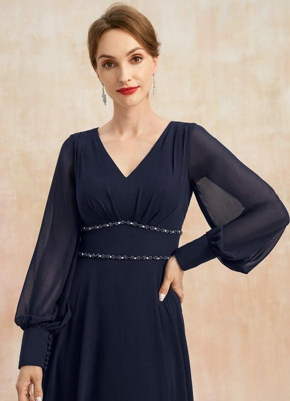 Robe Cérémonie Vaporeuse Bicolore Élégante - gallery 2