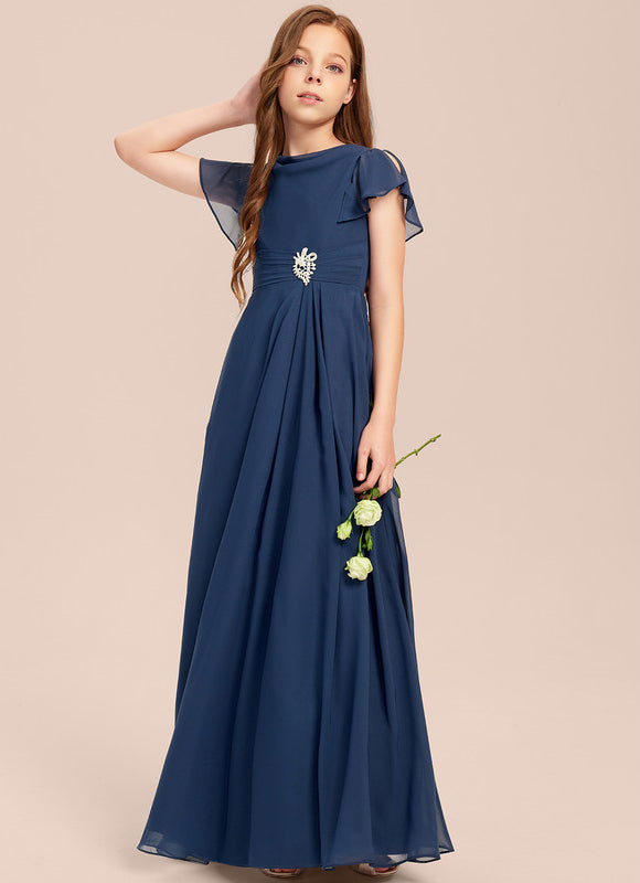 Robe Cérémonie Bleue Chic - gallery 5