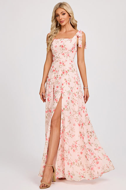 Robe Cérémonie Mousseline Verte - gallery 3