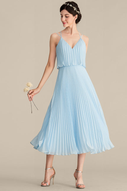 Robe Cérémonie Plissée Céleste - gallery 1