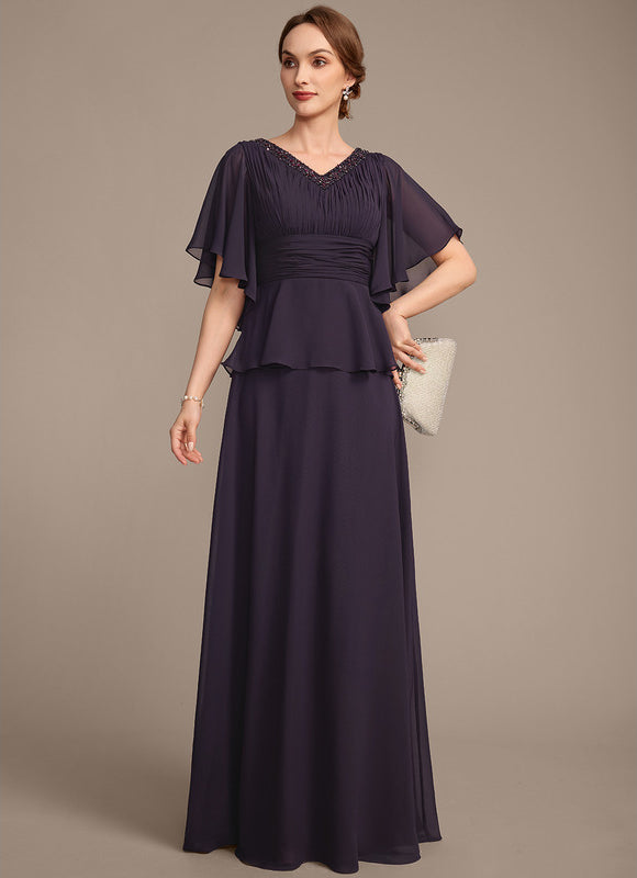 Robe Cérémonie Violette Fluide - gallery 2