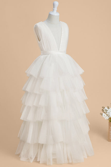 Robe Cérémonie Tulle Volumineuse - gallery 2