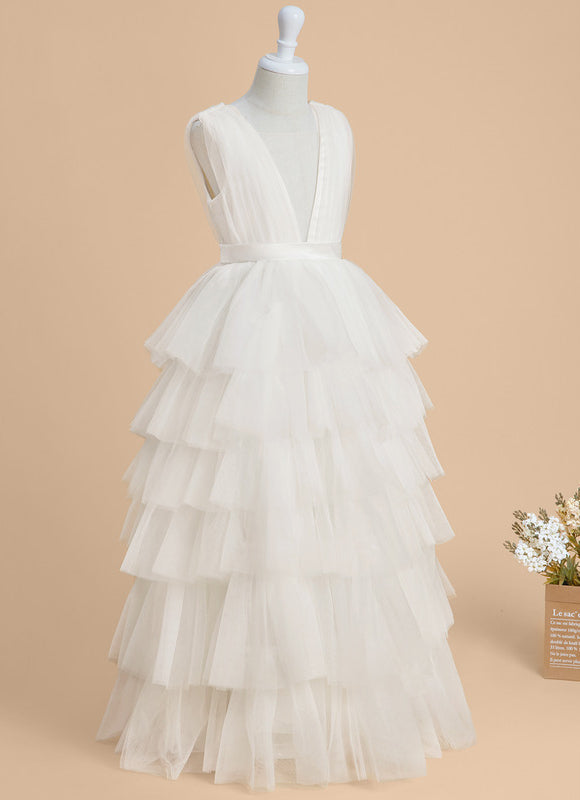 Robe Cérémonie Tulle Volumineuse - gallery 2
