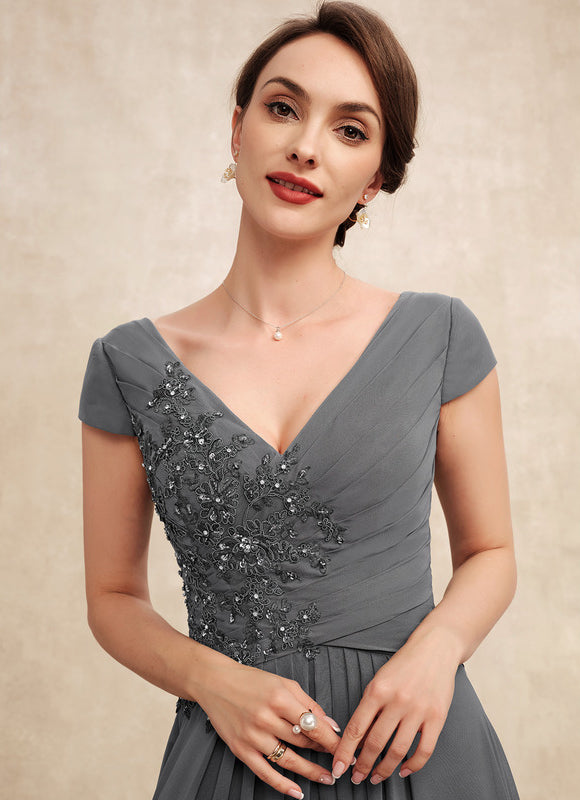 Robe Cérémonie Gris Perle Élégante - gallery 2