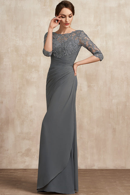 Robe Cérémonie Gris Élégant - gallery 2