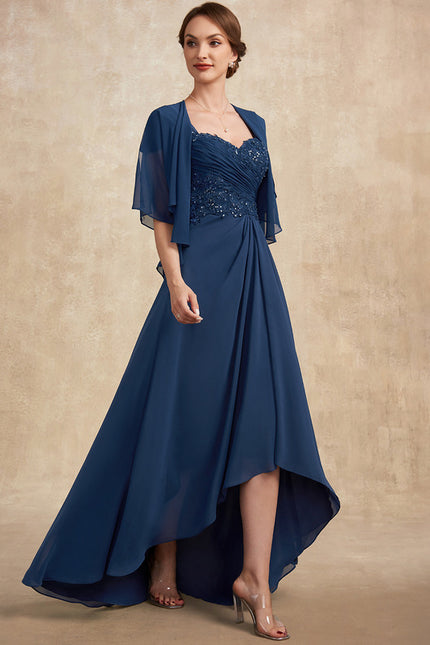 Robe Cérémonie Ajourée Marine - gallery 3
