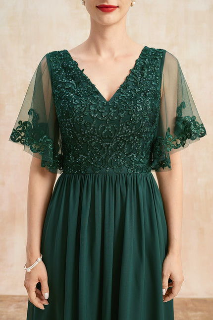 Robe Cérémonie Élégante Dentelle - gallery 6