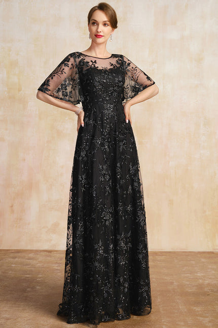 Robe Cérémonie Noire Élégante - gallery 3