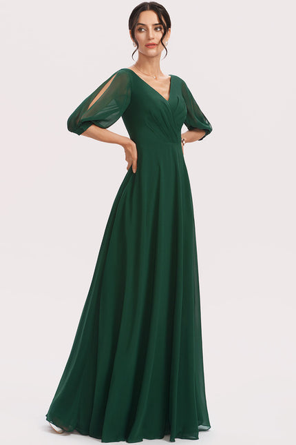 Robe Cérémonie Longue Volants Rose - gallery 4