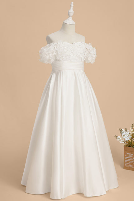 Robe Ceremonie Blanche Fille - gallery 3