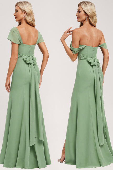 Robe Cérémonie Vert Élégant - gallery 7