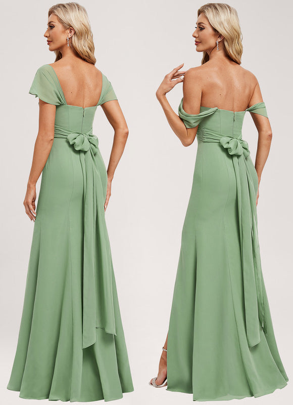 Robe Cérémonie Vert Élégant - gallery 7