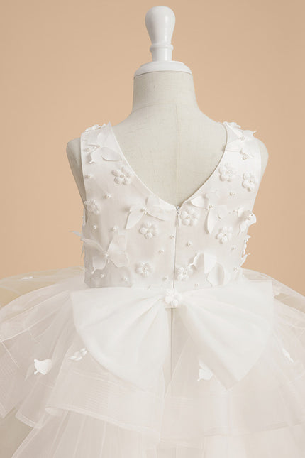 Robe Cérémonie Nuptiale Enfant Satinée - gallery 7