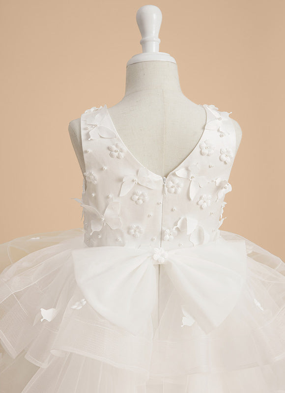 Robe Cérémonie Nuptiale Enfant Satinée - gallery 7