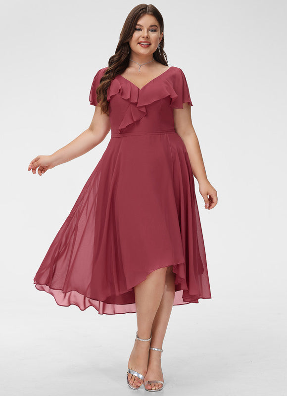 Robe Cérémonie Fluide Marine Élégante - gallery 5