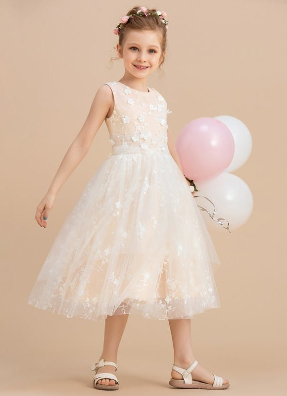 Robe Cérémonie Fleurie Étoilée - gallery 6