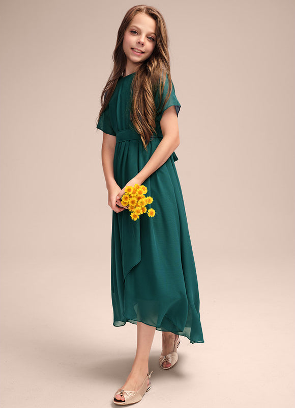 Robe Cérémonie Asymétrique Émeraude - gallery 2