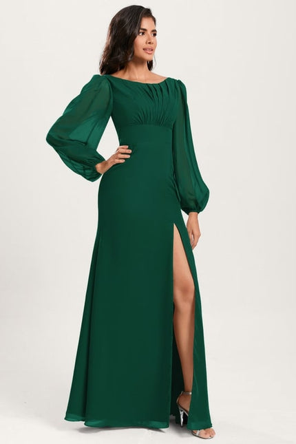 Robe Cérémonie Sirène Vert Émeraude - gallery 2