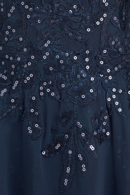 Robe Cérémonie Longue Bleu Royal - gallery 4