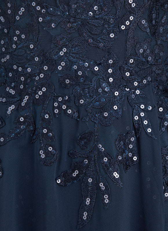 Robe Cérémonie Longue Bleu Royal - gallery 4