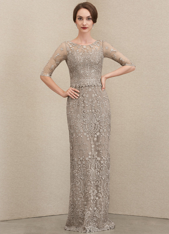 Robe Longue Ceremonie Beige - gallery 5