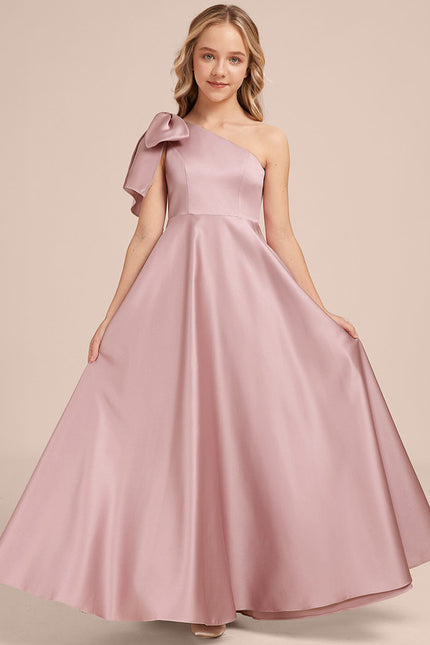 Robe Cérémonie Asymétrique Rose - gallery 5