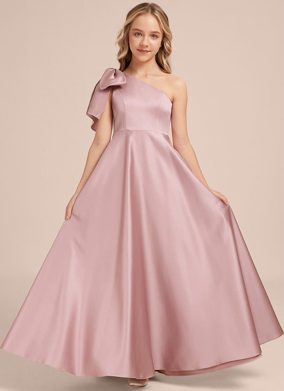 Robe Cérémonie Asymétrique Rose - gallery 5